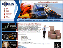 Tablet Screenshot of focuslogistics.ca
